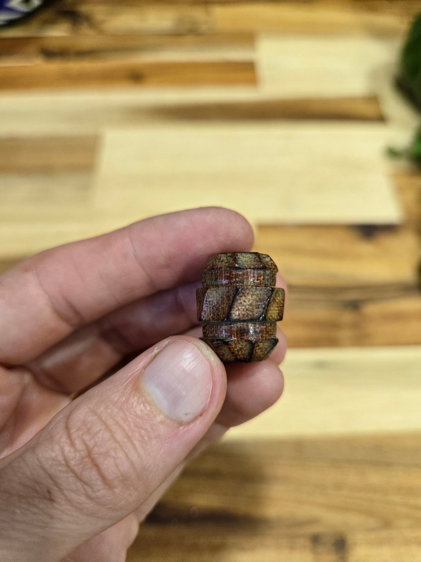 Scorched Micarta EDC Bead #3