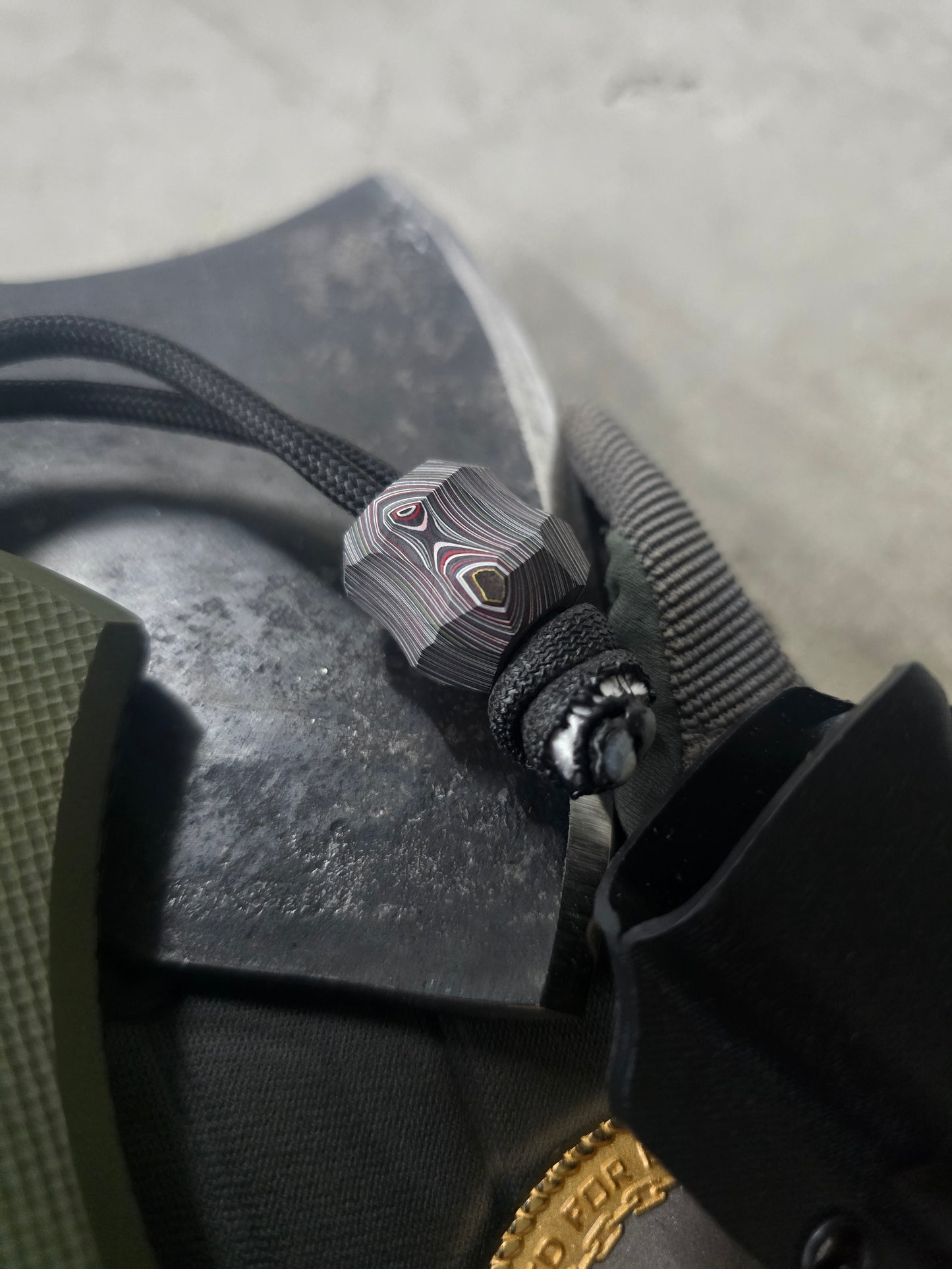 Fordite EDC Bead