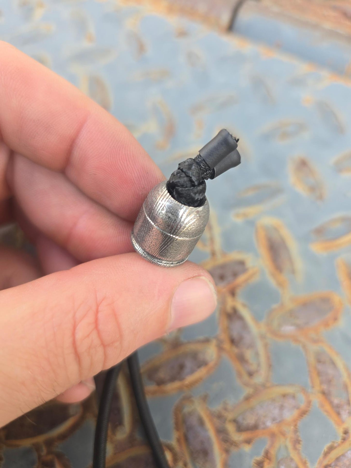 Damascus Bullet Bead