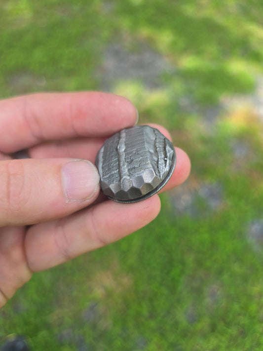 Damascus Worry Stone